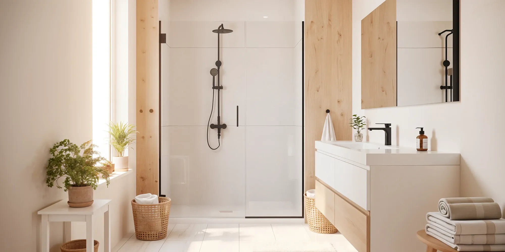 Small Bathroom Ideas With Shower to Enhance Your Space, image size:2000x1000